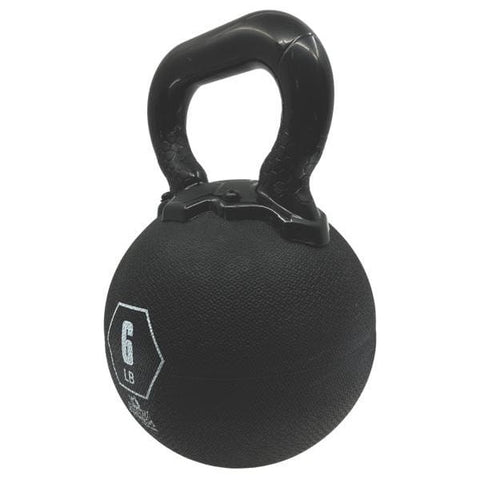 Champion Sports 6 LB Rhino Rubber Kettle Bell RKB6