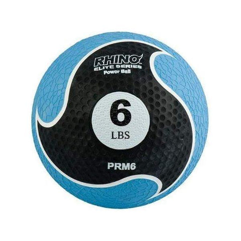 Champion Sports 6 LB Rhino Skin Elite Rubber Medicine Ball PRM6