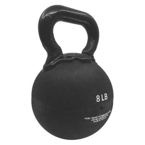 Champion Sports 8 LB Rhino Rubber Kettle Bell RKB8