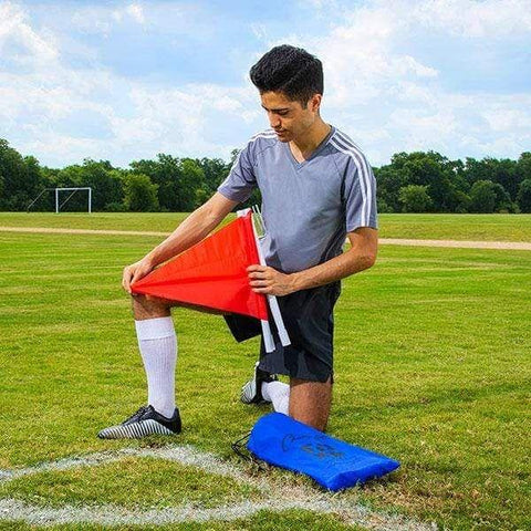 Champion Sports Collapsible Soccer Corner Flag Set SCF50