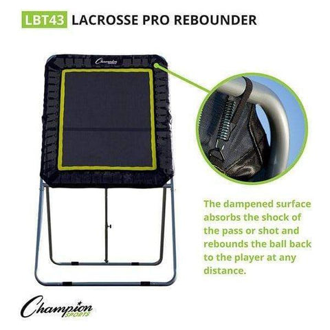 Champion Sports Deluxe Lacrosse Ball Rebounder LBT43