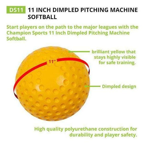 Champion Sports Dimpled Pitching Machine Softball DS