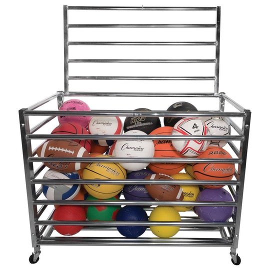 Champion Sports Heavy Duty Lockable Ball Storage Locker Cage LBCXX