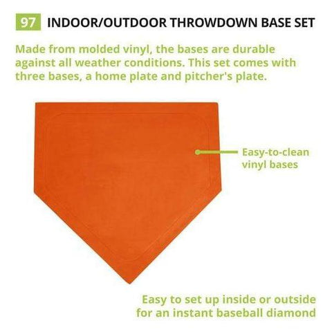Champion Sports Indoor / Outdoor Throwdown Base Set Orange 97