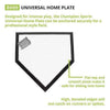 Image of Champion Sports Metal Bottom Universal Home Plate BH89