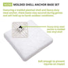 Image of Champion Sports Molded Shell Anchor Base Set M250