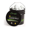 Image of Champion Sports NCAA/NFHS Lacrosse 36 Ball Bucket White LBWN36