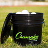 Image of Champion Sports NCAA/NFHS Lacrosse 36 Ball Bucket White LBWN36