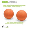 Image of Champion Sports NOCSAE Lacrosse Ball Orange LBONOCSAE