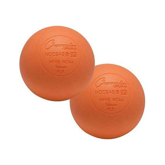 Champion Sports NOCSAE Lacrosse Ball Orange LBONOCSAE
