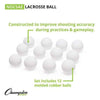Image of Champion Sports NOCSAE Lacrosse Ball White LBWNOCSAE
