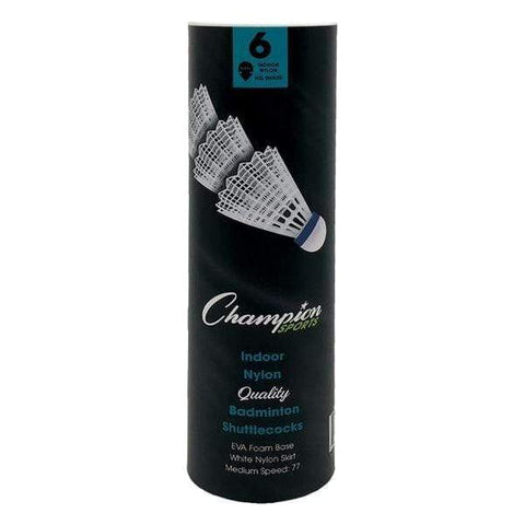 Champion Sports Nylon Indoor Shuttlecocks Set SHN25