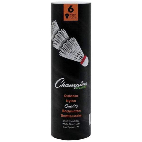 Champion Sports Nylon Outdoor Shuttlecocks Set SHN20