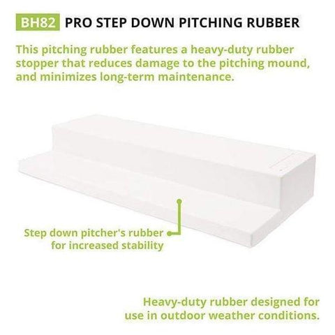 Champion Sports Official Size Pro Step Down Pitching Rubber BH82
