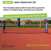 Image of Champion Sports Portable Mini Tennis Net MTNSET