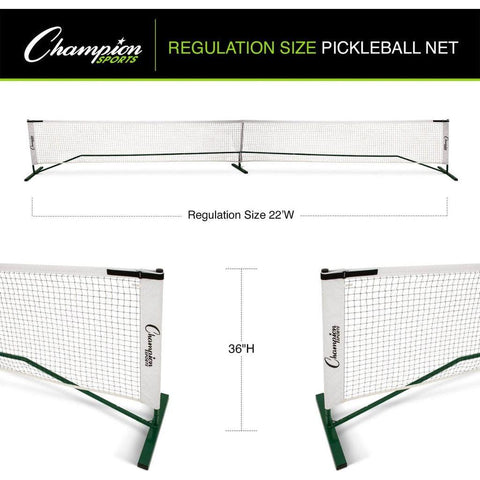Champion Sports Portable Pickleball Net PBNET