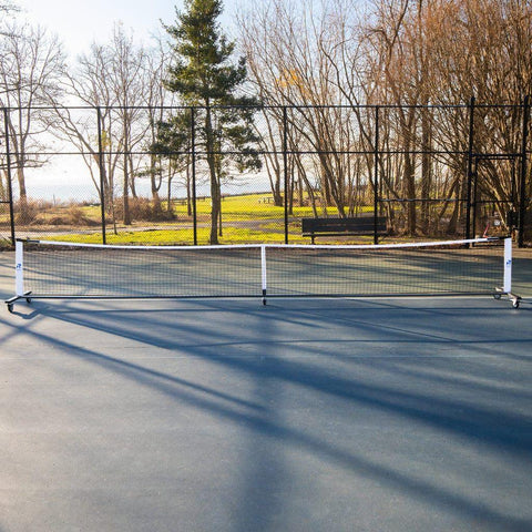 Champion Sports RHINO Deluxe Portable Pickleball Net w/ Wheels PBN1000
