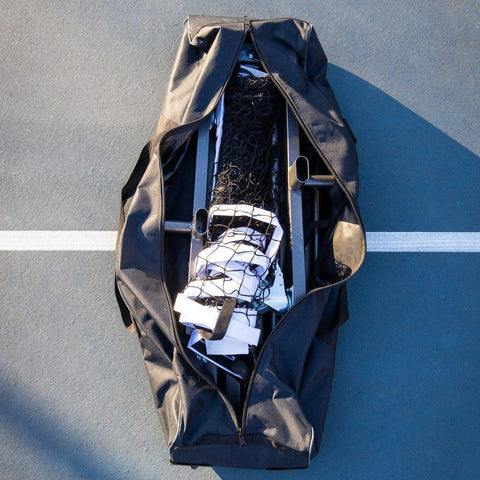 Champion Sports RHINO Deluxe Portable Pickleball Net w/ Wheels PBN1000