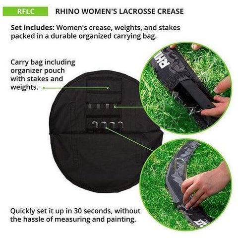 Champion Sports Rhino Flex U.S. Women's Lacrosse Crease RFLC