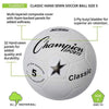 Image of Champion Sports Size 5 Classic Machine-Stitched Soccer Ball CLASSIC5