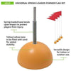 Image of Champion Sports Universal Spring Loaded Corner Flag Set USC4