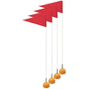 Image of Champion Sports Universal Spring Loaded Corner Flag Set USC4