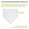 Image of Champion Sports Waffle Bottom Softball Home Plate 96