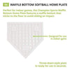 Image of Champion Sports Waffle Bottom Softball Home Plate 96