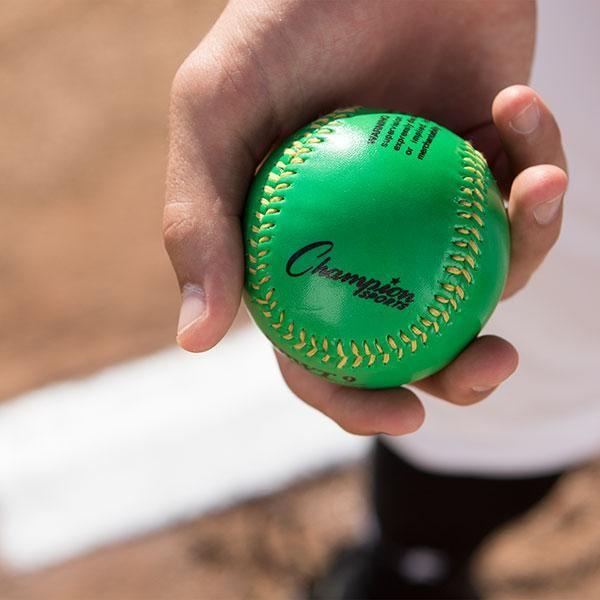 9 Oz Weighted Training Baseball – Green – For Pitchers & Strength Building