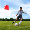 Image of Champion Spring Loaded Steel Base Soccer Corner Flag Set SCF30