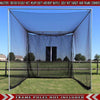 Image of Cimarron 10x10x10 Masters Golf Net w/ Frame Corner Kit CM-MAS10GNTC