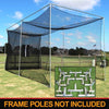 Image of Cimarron 20x10x10 Masters Golf Net w/ Frame Corner Kit CM-MAS20GNTC