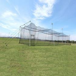 Cimarron #24 Rookie Backyard Batting Cage Net with Cable Frame Kit