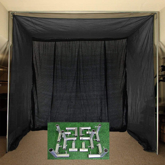Cimarron 5x10x10 Clubhouse Golf Net w/ Frame Corner Kit CM-5x10CHGNCF