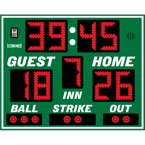 Electro-Mech LX1320 Portable Multi Sport Scoreboard (5'x4')