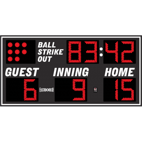 Electro-Mech LX1360 Compact Multi Sport Scoreboard (10'x5')
