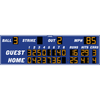 Image of Electro-Mech LX163 Compact Eight Inning Baseball Scoreboards