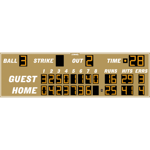 Electro-Mech LX163 Compact Eight Inning Baseball Scoreboards