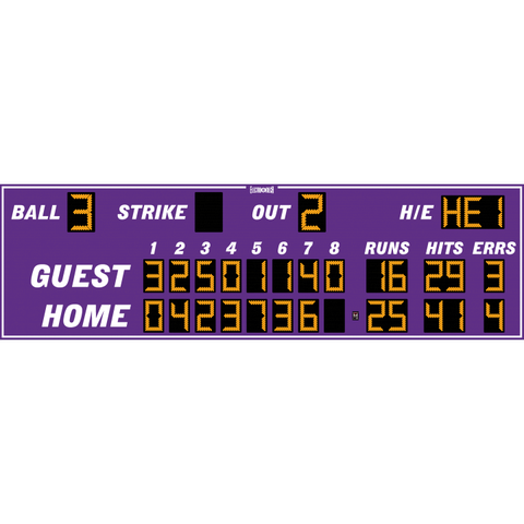 Electro-Mech LX163 Compact Eight Inning Baseball Scoreboards