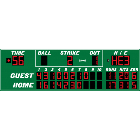 Electro-Mech LX174 Ten Inning Baseball Scoreboard