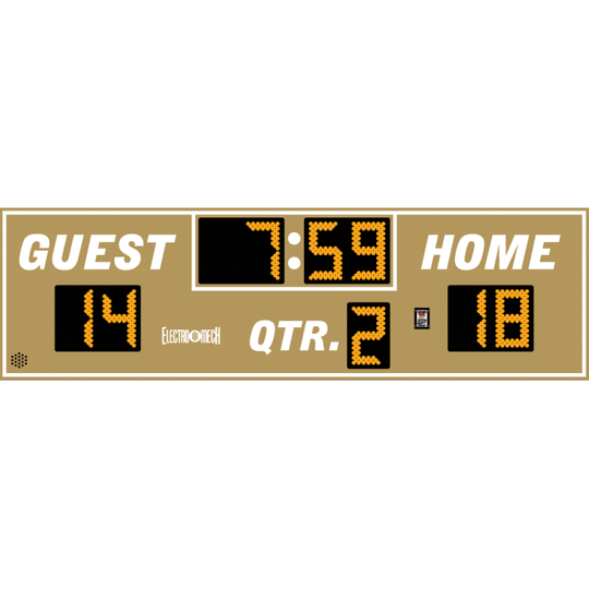 Electro-Mech LX3130 Compact Football Scoreboard (10'x3')