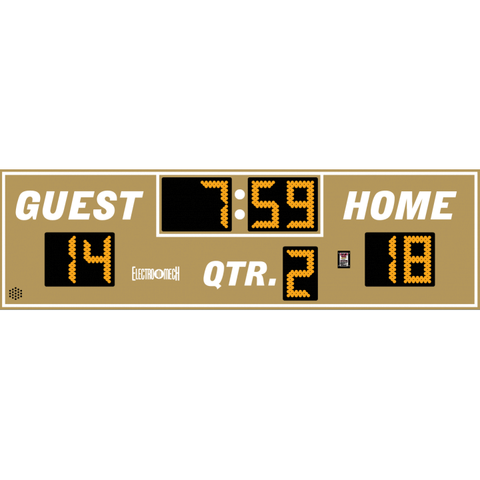 Electro-Mech LX3130 Compact Football Scoreboard (10'x3')