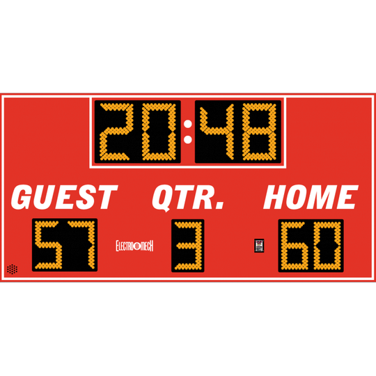 Electro-Mech LX3140 Compact Football Scoreboard (10'x5')