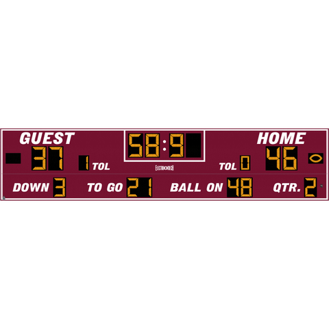 Electro-Mech LX384 Wide Format Football Scoreboards