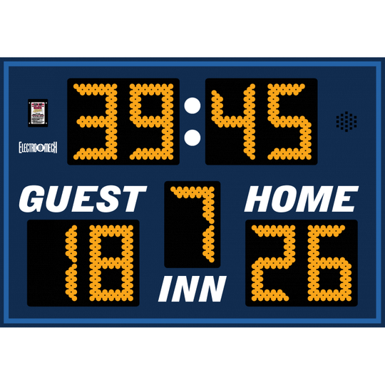 Electro-Mech LX632 Portable Multi Sport Scoreboards (5'x3-1/2')