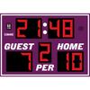 Image of Electro-Mech LX6320 Outdoor Portable Multi-Sport Scoreboards (5'x3-1/2')