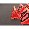 Image of First Team Football Side Line Markers - Black on Orange FT6000SLM