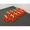 Image of First Team Football Side Line Markers - Black on Orange FT6000SLM