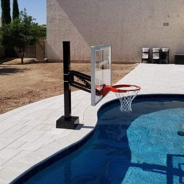 First Team HydroChamp In-Ground Adjustable Poolside Basketball