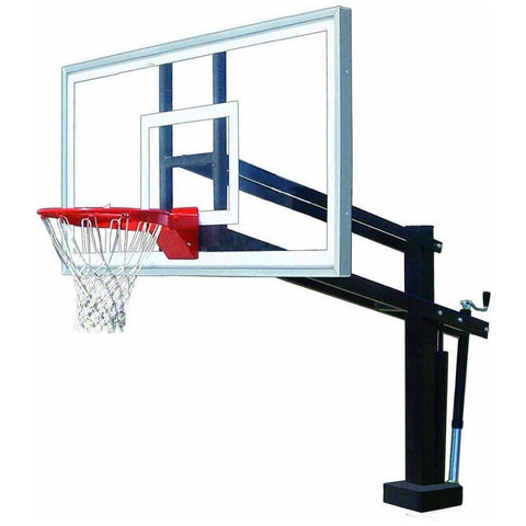 First Team HydroShot Stainless Steel Inground Pool Basketball Hoop